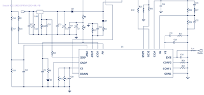 I-mode ICE18XEM PWM+LDO+SR+FB Block