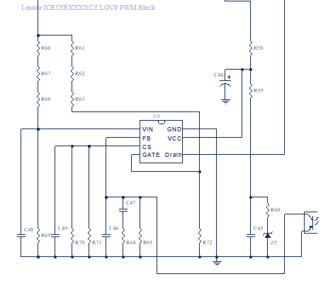 I-mode ICE5XRXXXXCZ LOVP PWM Block