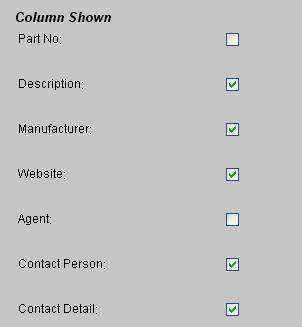 Select Column Shown