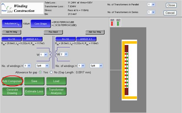 add transformer to design