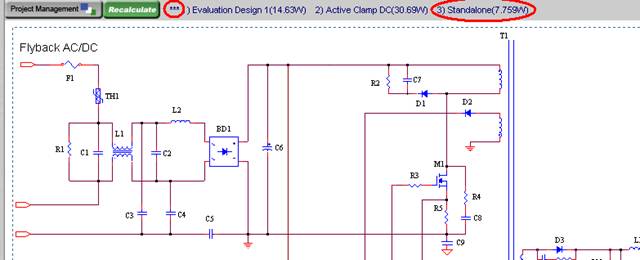 click to switch power supply