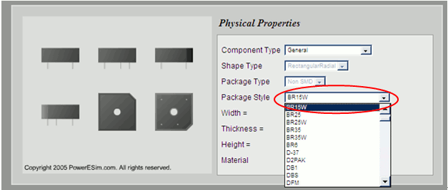 Package Style list