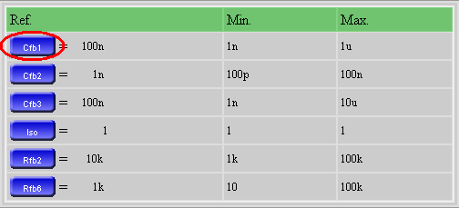 Change feedback components