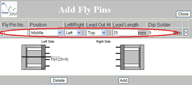 modify fly pin details